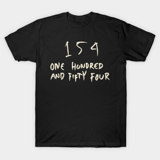 154 T-Shirt by Saestu Mbathi